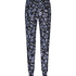 Tall Pantalon de pyjama Painted Leopard, Noir